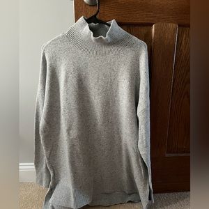 Loft Gray Turtleneck Sweater